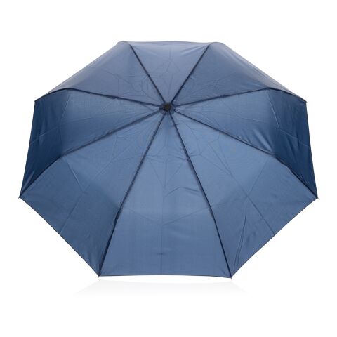 Yara 21“ AWARE™ rPET Regenschirm mit Karabiner navy blau | ohne Werbeanbringung | Nicht verfügbar | Nicht verfügbar