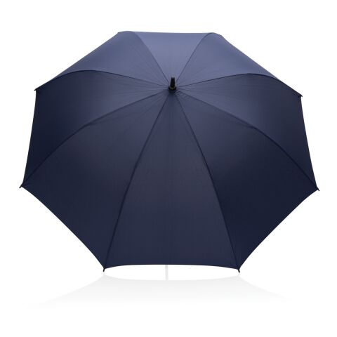 Tony Aware™ RPET 30&quot; Schirm mit auto. Öffnung &amp; Akaziengriff navy blau | ohne Werbeanbringung | Nicht verfügbar | Nicht verfügbar