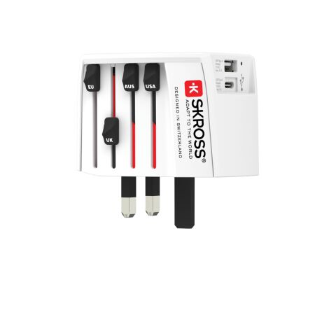 SKROSS MUV USB ( 1 USB-C 1 USB-A) weiß | ohne Werbeanbringung | Nicht verfügbar | Nicht verfügbar