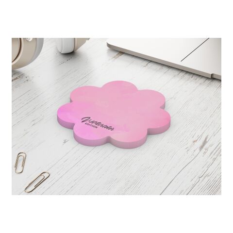 Haftnotizblock Form 72 × 72 mm RECYCLING formgestanzt 61 × 60 mm | ohne Werbeanbringung | Blume