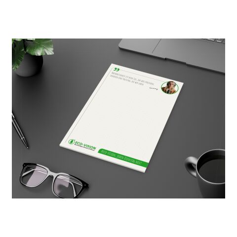 Schreibblock RECYCLING Seiten individuell gestaltbar DIN A5 | ohne Werbeanbringung | 50.0 | DIN A5 / ohne
