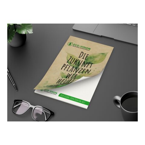 Schreibblock Cover RECYCLING Seiten/Deckblatt individuell gestaltbar DIN A5 | Nicht verfügbar | ohne Werbeanbringung | Nicht verfügbar | ohne Werbeanbringung | DIN A5 / 50 Blatt / ohne