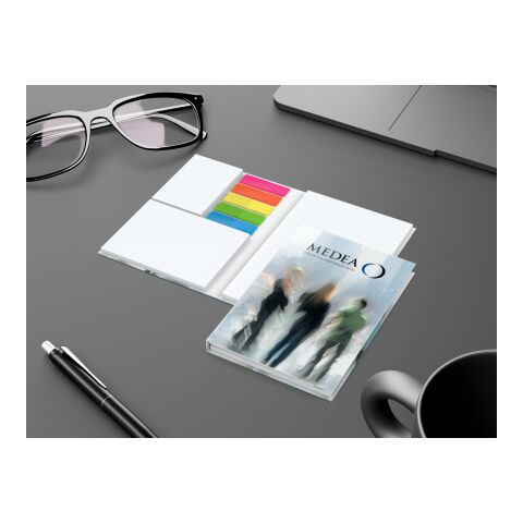 Haftnotiz-Set Helsinki 1 Notizblock 2 Haftnotizblöcke mittelgroß/klein 105 × 152 mm | Nicht verfügbar | Nicht verfügbar | Nicht verfügbar | Nicht verfügbar | ohne Werbeanbringung | weiß