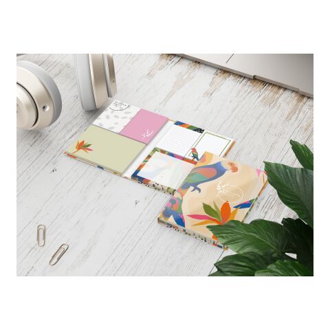 Haftnotiz-Set Monaco 2 Haftnotizblöcke mittelgroß 4 Haftnotizblöcke klein 105 × 152 mm | ohne Werbeanbringung | ohne Werbeanbringung | ohne Werbeanbringung | matt