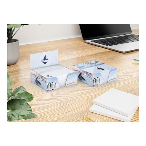 Haftnotiz-Box Pop-Up-Box Haftnotizblöcke weiß Karton-Box individuell bedruckt 4C-Quality | 4C-Quality | 250.0 | individuell