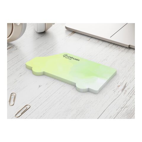 Haftnotizblock Form 100 × 72 mm formgestanzt 94 × 52 mm | ohne Werbeanbringung | 50.0 | Transporter