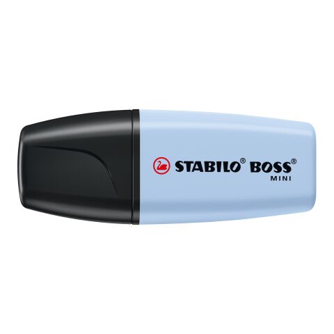 STABILO BOSS MINI Pastel Leuchtmarkierer hellblau | ohne Werbeanbringung