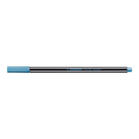 STABILO Pen 68 metallic Fasermaler blau | ohne Werbeanbringung