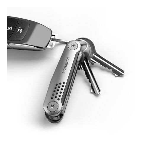 RICHARTZ® Struktura Taschenmesser 8+ mini silber | ohne Werbeanbringung | ohne Werbeanbringung