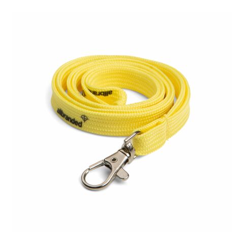 Schlauchband PMS Wunschfarbe | ohne Werbeanbringung | 10 mm | Runder Karabiner | Kunststoff-Verschluss | Ohne Safetyclip | Ausweishülle hoch