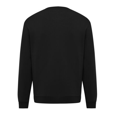 IQONIQ Torla Rundhals-Pullover aus recycelter Baumwolle schwarz | 5XL