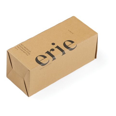 VINGA Erie 450ml Vakuumflasche aus RCS recyceltem Stahl schwarz | ohne Werbeanbringung | Nicht verfügbar | Nicht verfügbar