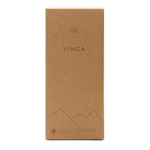 VINGA Parks Flasche aus RCS rec. Stainless-Steel, 400ml schwarz | ohne Werbeanbringung | Nicht verfügbar | Nicht verfügbar