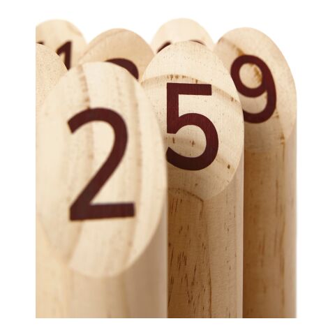 VINGA Muge Zahlen-Spiel braun | ohne Werbeanbringung | Nicht verfügbar | Nicht verfügbar