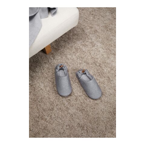 VINGA Moulton Hausschuhe aus RCS rPET (L/XL) grau | ohne Werbeanbringung