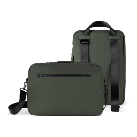VINGA Baltimore RCS wandelbare Rucksack-Aktentasche grün | ohne Werbeanbringung | Nicht verfügbar | Nicht verfügbar