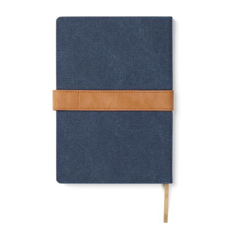 VINGA Bosler Notizbuch aus RCS recyceltem Canvas navy blau | ohne Werbeanbringung | Nicht verfügbar | Nicht verfügbar