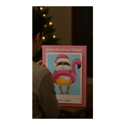 Classic Wand-/Tisch-Adventskalender mit Motivauswahl Warm Christmas | Digitaldruck