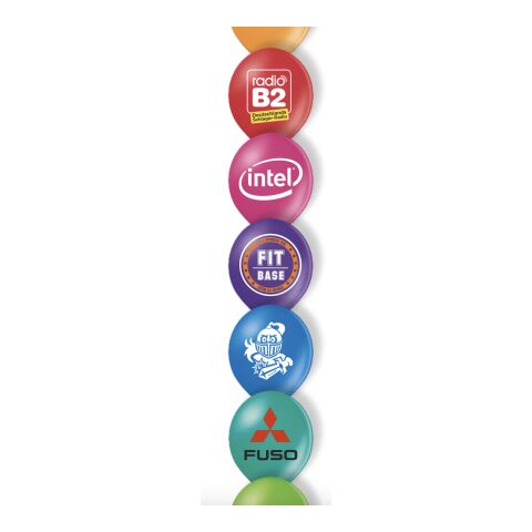 Kristallfarbener Luftballon gelb | 90/100 cm | ohne Werbeanbringung | ohne Werbeanbringung