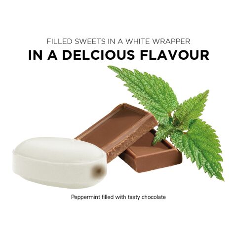 Schoko-Minz Bonbon gefüllt 4c Euroskala - Bonbon