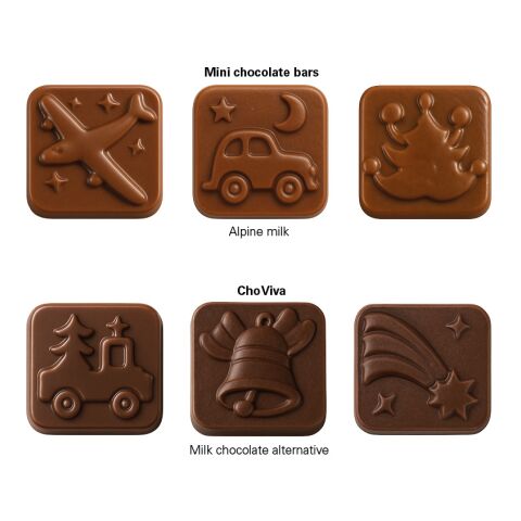 Classic Tisch Adventskalender ohne Werbeanbringung | 24 Täfelchen