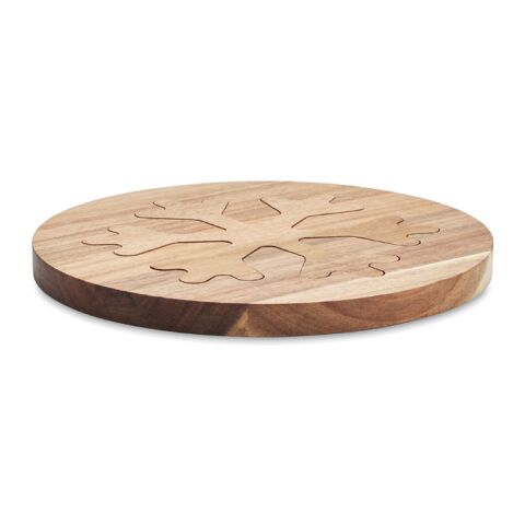 Topfuntersetzer Akazienholz holzfarben | ohne Werbeanbringung | Nicht verfügbar | Nicht verfügbar