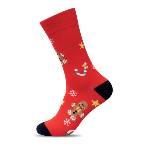 Weihnachtssocken L rot