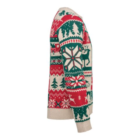 Weihnachtspullover S-M beige | ohne Werbeanbringung | Nicht verfügbar | Nicht verfügbar | Nicht verfügbar