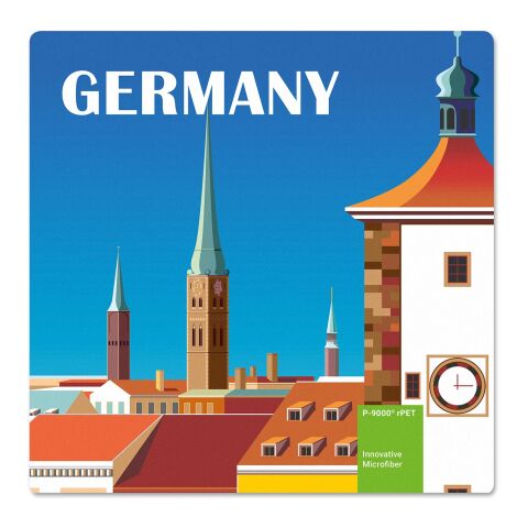 POLYCLEAN rPET Displaytuch im Pergaminbeutel, All-Inclusive-Paket  20 x 20 cm
