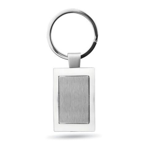 Schlüsselring rechteckig im Geschenkkarton mattsilber | ohne Werbeanbringung | Nicht verfügbar | Nicht verfügbar | Nicht verfügbar
