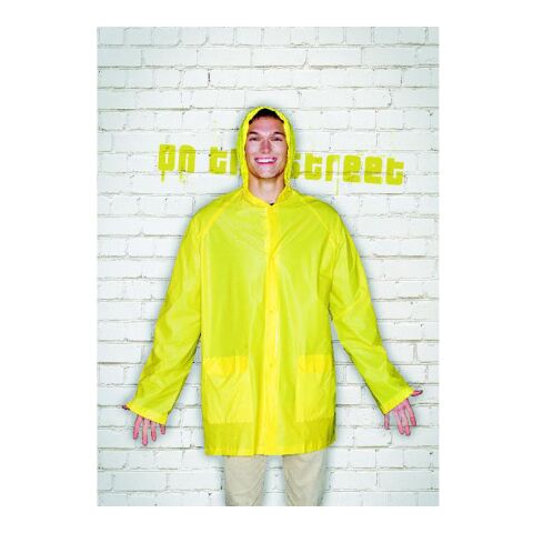 Regenjacke mit Kapuze gelb | ohne Werbeanbringung | Nicht verfügbar | Nicht verfügbar