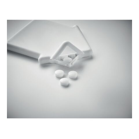 Pfefferminzspender Haus weiß | ohne Werbeanbringung | Nicht verfügbar | Nicht verfügbar