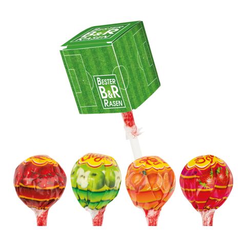 Fußball-Design Lolly Box Chupa Chups 4c Euroskala | Lolly Fruchtmischung
