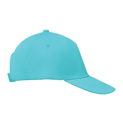 5-Panel-Baseball-Cap türkis | ohne Werbeanbringung | Nicht verfügbar | Nicht verfügbar | Nicht verfügbar