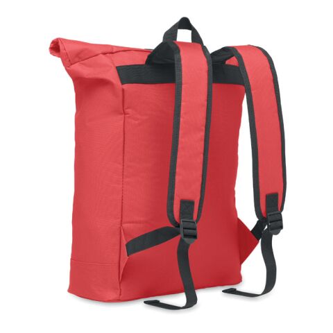 Rolltop-Rucksack 600D rot | ohne Werbeanbringung | Nicht verfügbar | Nicht verfügbar | Nicht verfügbar