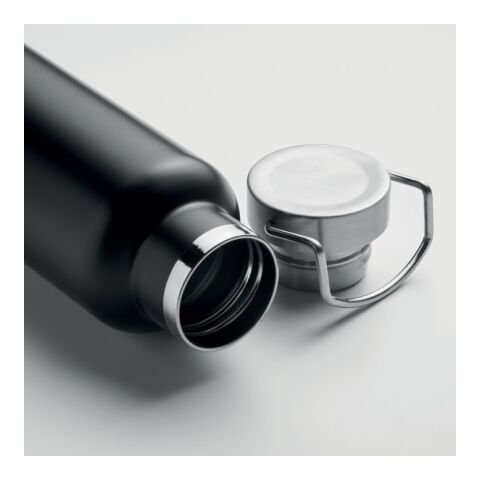 Doppelwandige Flasche 500ml schwarz | ohne Werbeanbringung | Nicht verfügbar | Nicht verfügbar | Nicht verfügbar