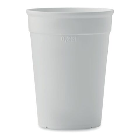 Recycelter PP-Becher 250 ml transparent | ohne Werbeanbringung | Nicht verfügbar | Nicht verfügbar