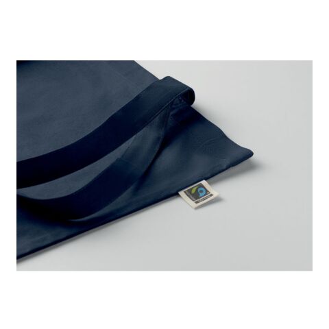 Einkaufstasche Fairtrade 180g blau | ohne Werbeanbringung | Nicht verfügbar | Nicht verfügbar | Nicht verfügbar