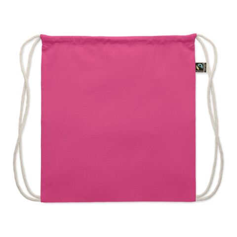 Kordelzugbeutel Fairtrade 180g fuchsia