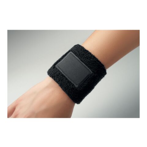 Schweißarmband Polycotton schwarz | ohne Werbeanbringung | Nicht verfügbar | Nicht verfügbar | Nicht verfügbar