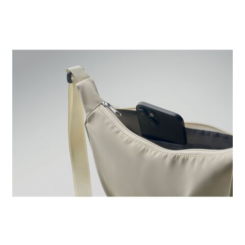 Half-Moon Umhängetasche Aus Weiß | ohne Werbeanbringung | Nicht verfügbar | Nicht verfügbar | Nicht verfügbar