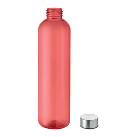 Trinkflasche RPET 1000ml transparent rot | ohne Werbeanbringung | Nicht verfügbar | Nicht verfügbar | Nicht verfügbar