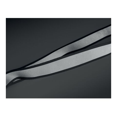 Reflektierendes RPET-Lanyard schwarz | ohne Werbeanbringung | Nicht verfügbar | Nicht verfügbar | Nicht verfügbar