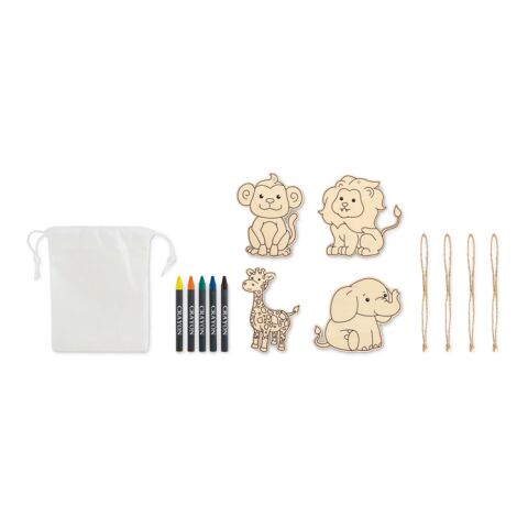 Holzanhänger-Set weiß | ohne Werbeanbringung | Nicht verfügbar | Nicht verfügbar | Nicht verfügbar