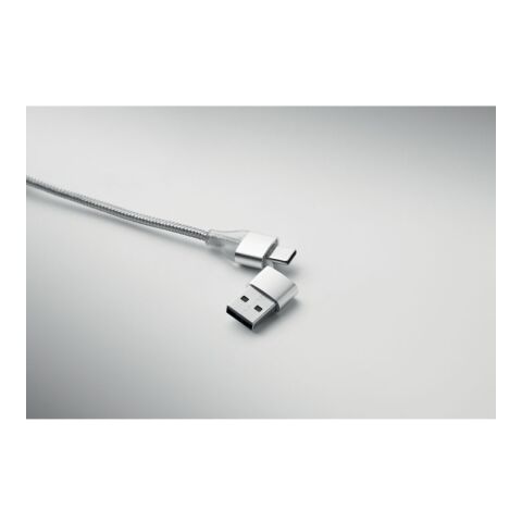 3in1 Ladekabel silber | ohne Werbeanbringung | Nicht verfügbar | Nicht verfügbar | Nicht verfügbar