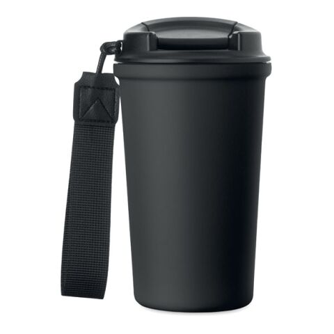 Becher recy. Edelstahl 400ml schwarz | ohne Werbeanbringung | Nicht verfügbar | Nicht verfügbar | Nicht verfügbar