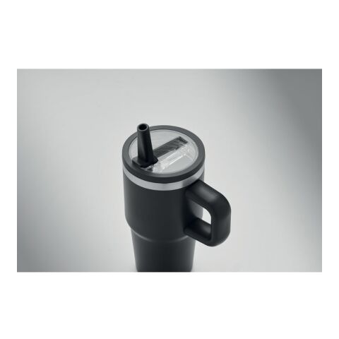 Doppelwandiger Trinkbecher 500ml schwarz