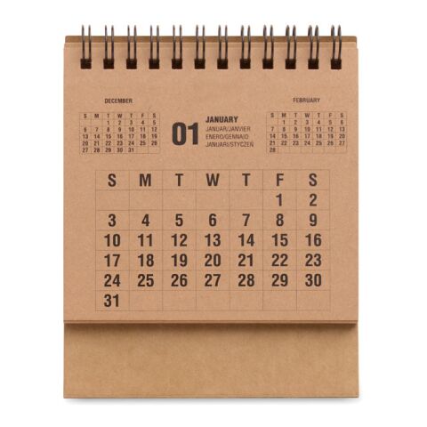 4-Jahres-Tischkalender beige | ohne Werbeanbringung | Nicht verfügbar | Nicht verfügbar | Nicht verfügbar