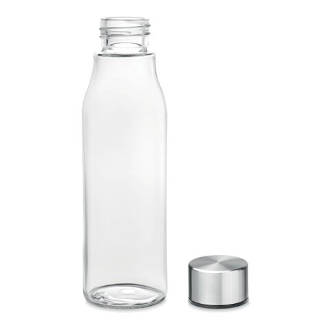 Trinkflasche Glas 500 ml mit Aluminium Verschluss transparent | ohne Werbeanbringung | Nicht verfügbar | Nicht verfügbar | Nicht verfügbar