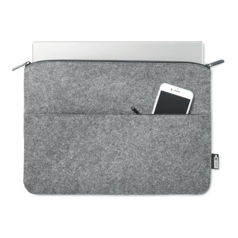 Laptoptasche RPET-Filz grau | ohne Werbeanbringung | Nicht verfügbar | Nicht verfügbar | Nicht verfügbar
